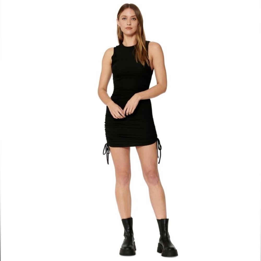 Sofia Richie x Bar III Black Ribbed Dress